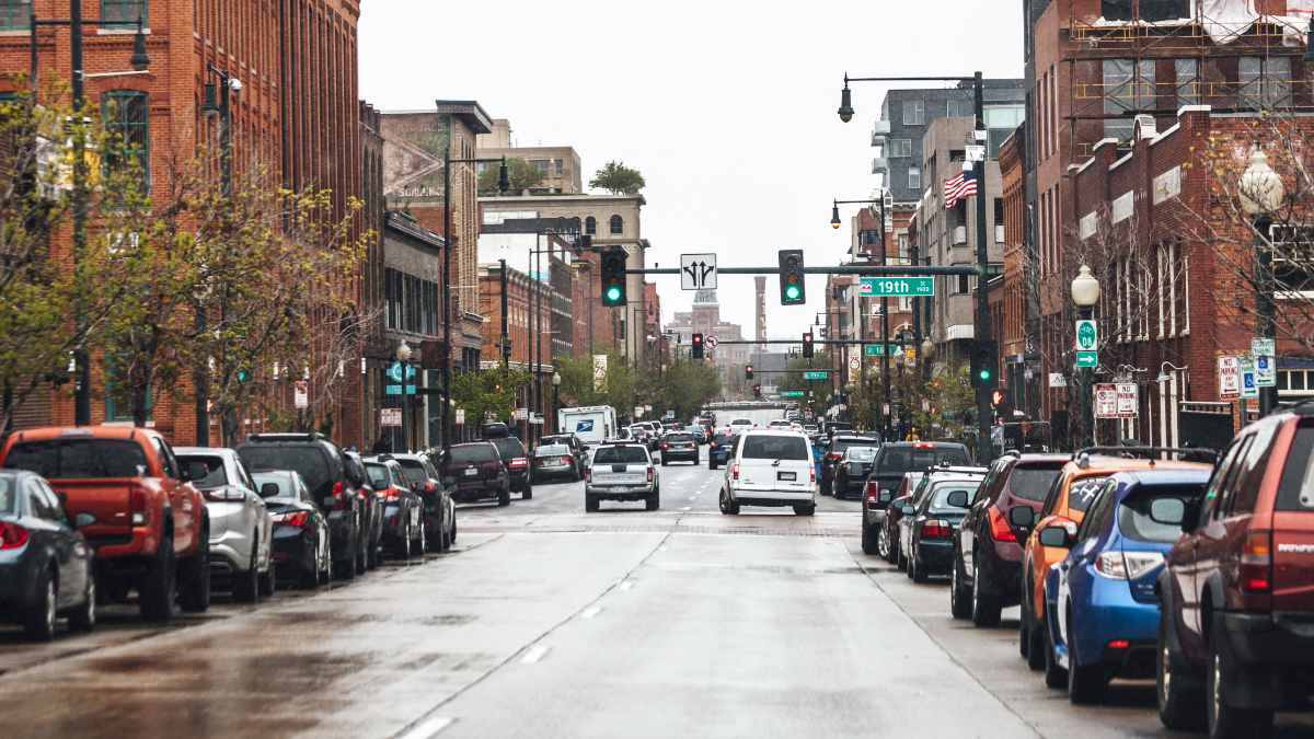 Downtown road Smart Communities iStock-537602424